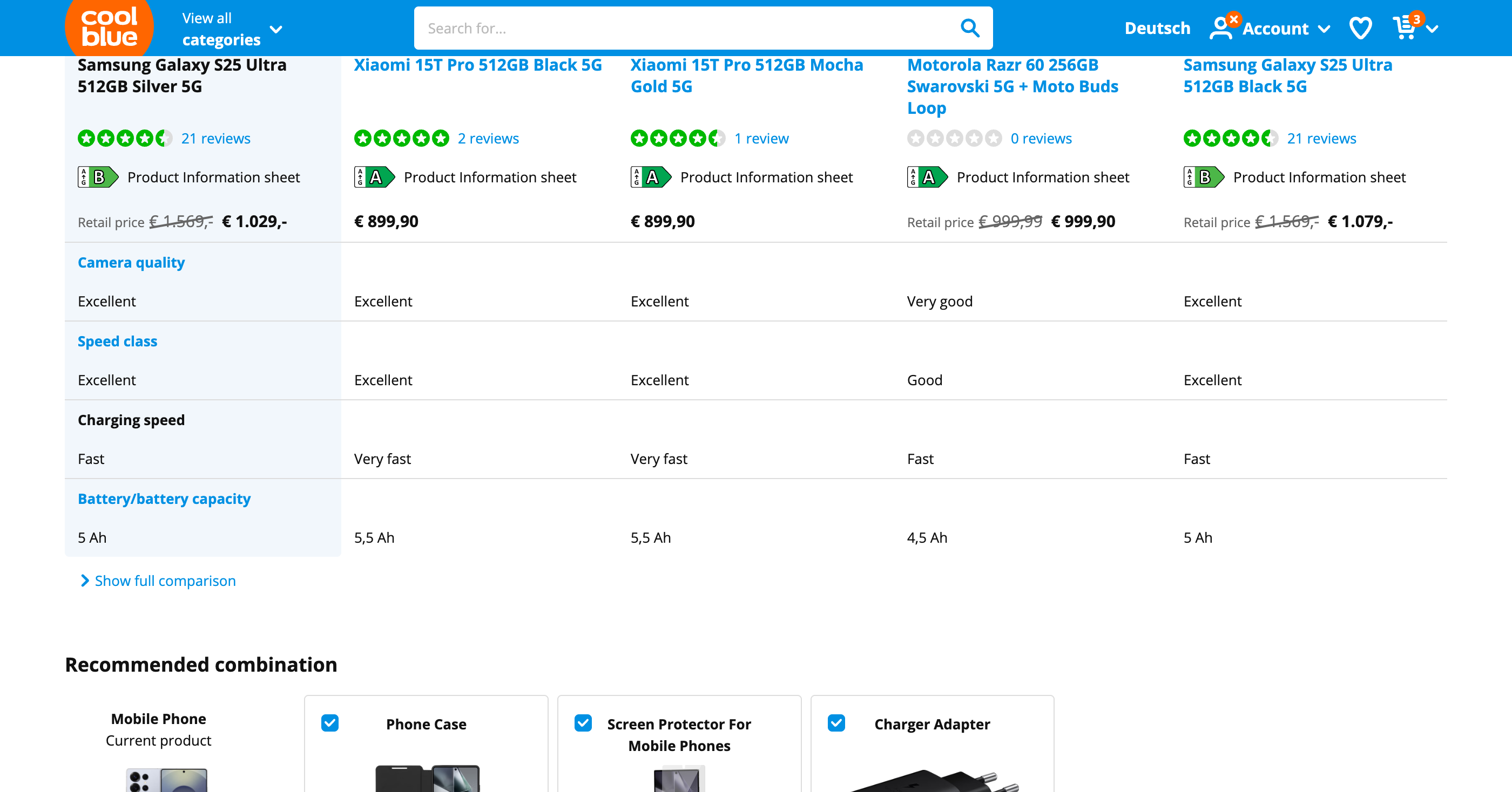 Coolblue Phone Addons